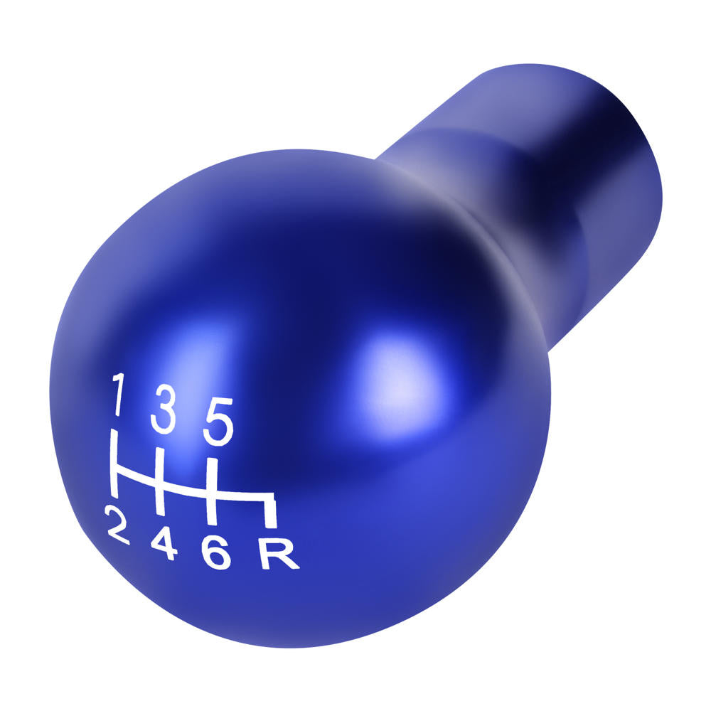 J2-SK-007-BL J2 Blue (Spherical Teardrop) For 6-Speed Manual Shift Knob (M8/M10/M12 Adapter)