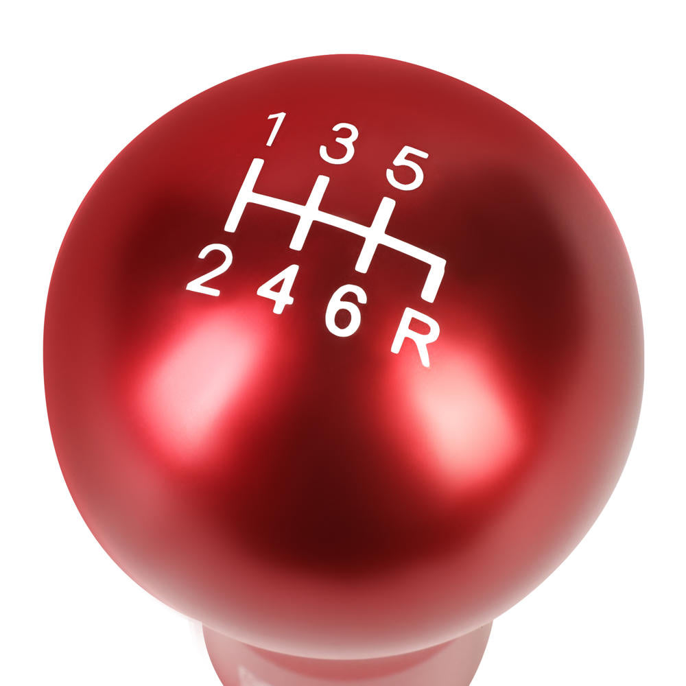 J2-SK-007-RD J2 Red (Spherical Teardrop) For 6-Speed Manual Shift Knob (M8/M10/M12 Adapter)