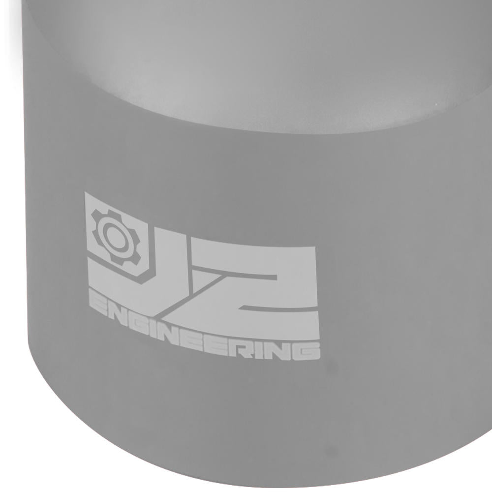 J2-SK-007-SL J2 Silver (Spherical Teardrop) For 6-Speed MT Shift Knob (M8/M10/M12 Adapter)