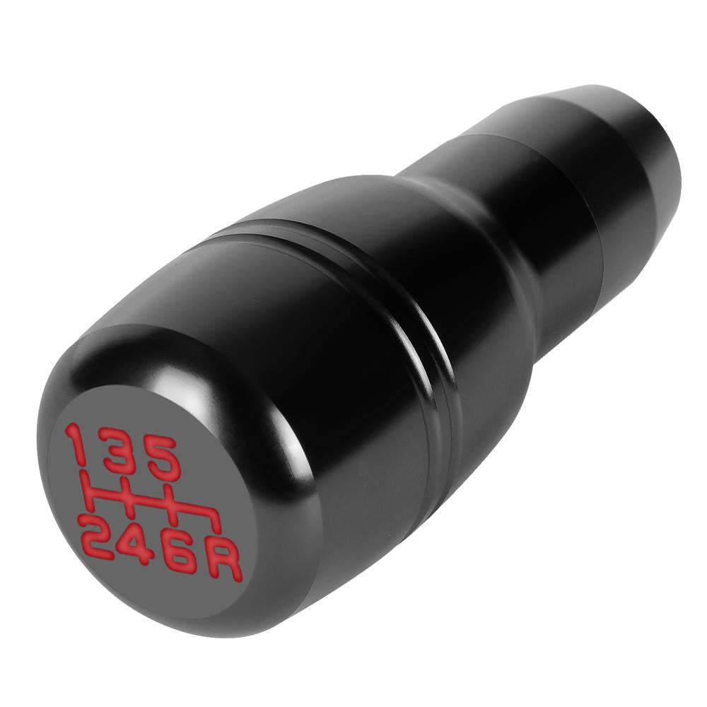 J2-SK-008-BK J2 Black (Barrel Cylindrical) For 6-Speed MT Shift Knob (M8/M10/M12 Adapter)