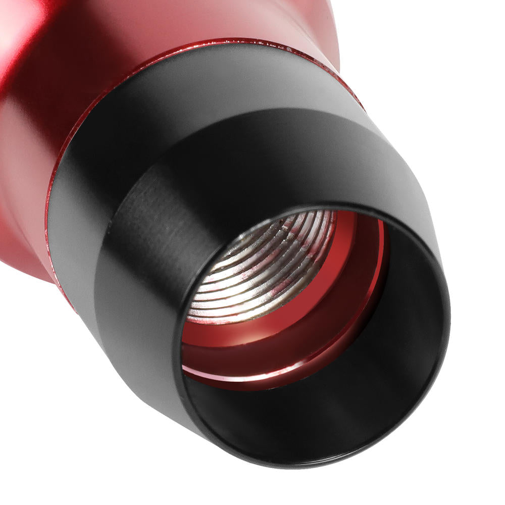 J2-SK-008-RD J2 Red (Barrel Cylindrical) For 6-Speed MT Shift Knob (M8/M10/M12 Adapter)