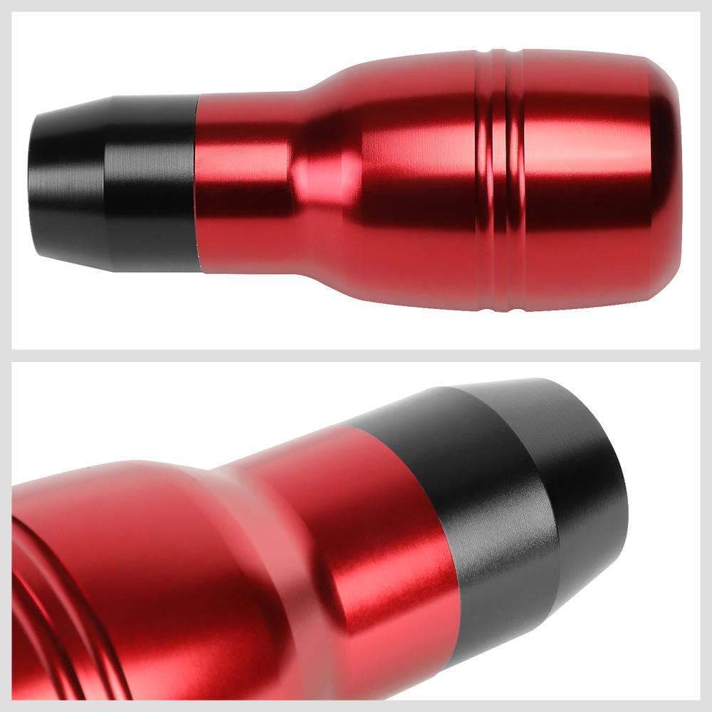 J2-SK-008-RD J2 Red (Barrel Cylindrical) For 6-Speed MT Shift Knob (M8/M10/M12 Adapter)