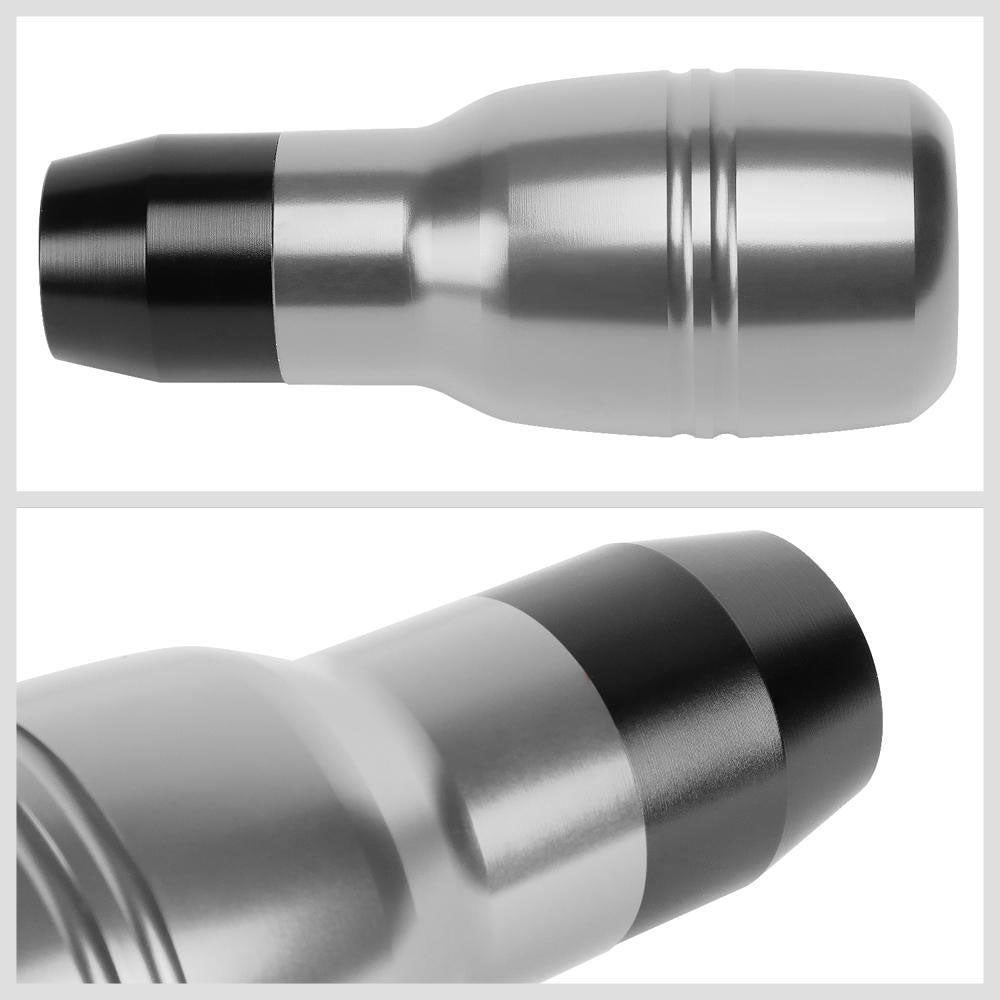 J2-SK-008-SL J2 Silver (Barrel Cylindrical) For 6-Speed MT Shift Knob (M8/M10/M12 Adapter)