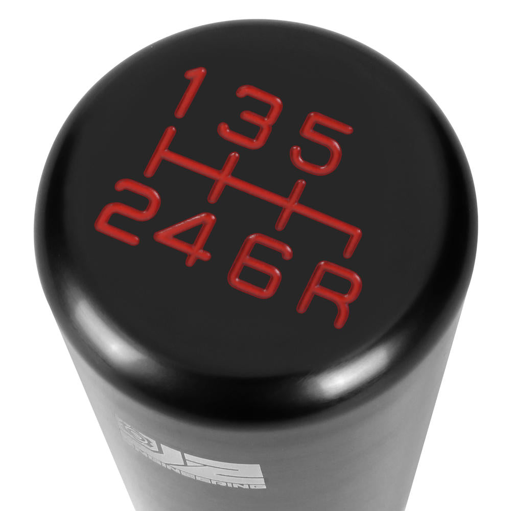 J2-SK-009-BK J2 Black (Tapered Cylindrical) For 6-Speed MT Shift Knob (M8/M10/M12 Adapter)