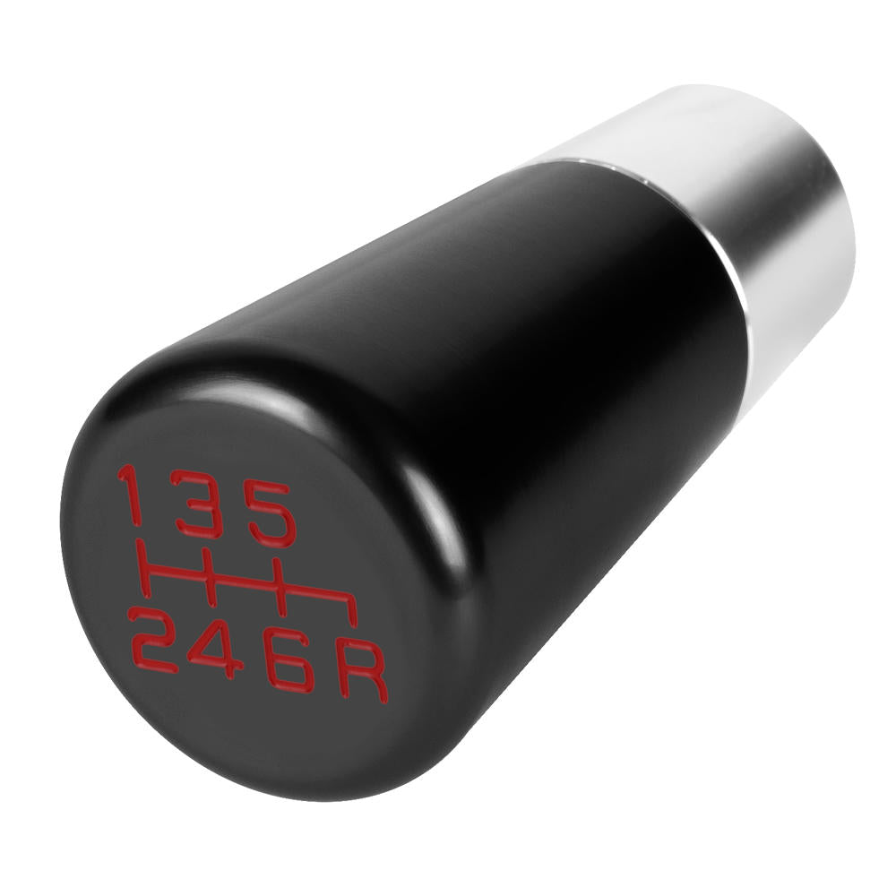 J2-SK-009-BK J2 Black (Tapered Cylindrical) For 6-Speed MT Shift Knob (M8/M10/M12 Adapter)