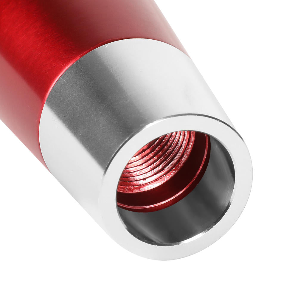 J2-SK-009-RD J2 Red (Tapered Cylindrical) For 6-Speed MT Shift Knob (M8/M10/M12 Adapter)