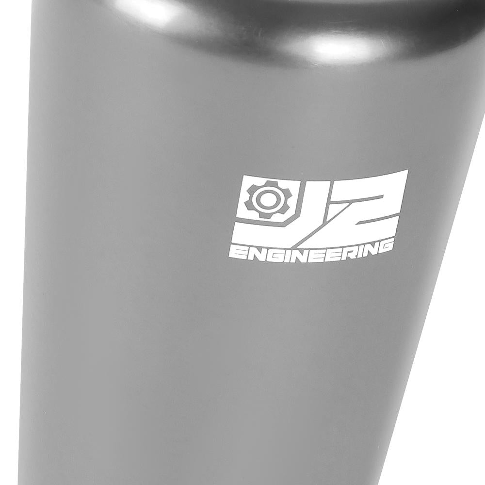 J2-SK-009-SL J2 Silver (Tapered Cylindrical) For 6-Speed MT Shift Knob (M8/M10/M12 Adapter)