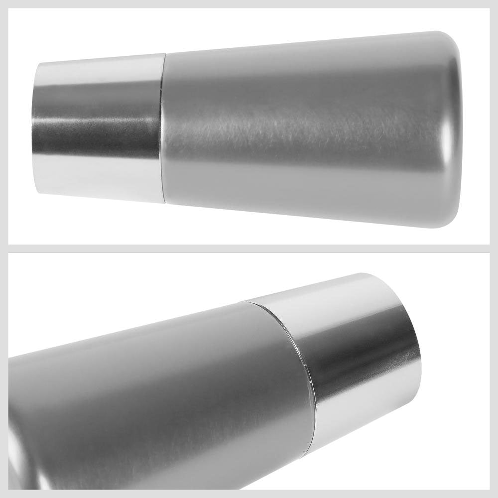 J2-SK-009-SL J2 Silver (Tapered Cylindrical) For 6-Speed MT Shift Knob (M8/M10/M12 Adapter)