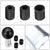 J2-SK-010-BK J2 Black (Ball Teardrop 2-Piece) For 6-Speed MT Shift Knob (M8/M10/M12 Adapter)