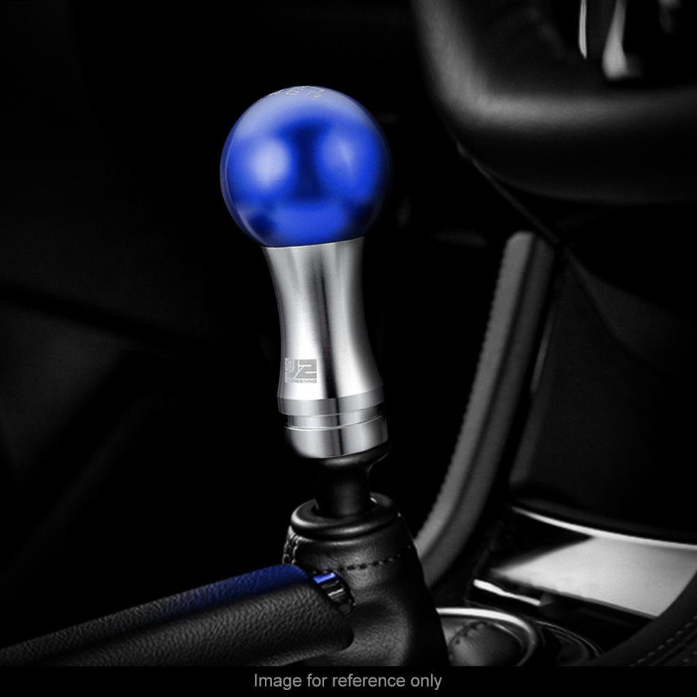 J2-SK-010-BL J2 Blue (Ball Teardrop 2-Piece) For 6-Speed MT Shift Knob (M8/M10/M12 Adapter)
