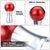 J2-SK-010-RD J2 Red (Ball Teardrop 2-Piece) For 6-Speed MT Shift Knob (M8/M10/M12 Adapter)