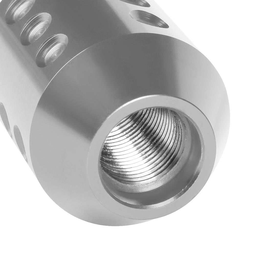 J2-SK-011-SL J2 Silver Cylindrical Recessed Hole Indents For 6-Speed MT Shift Knob (3Adapter)