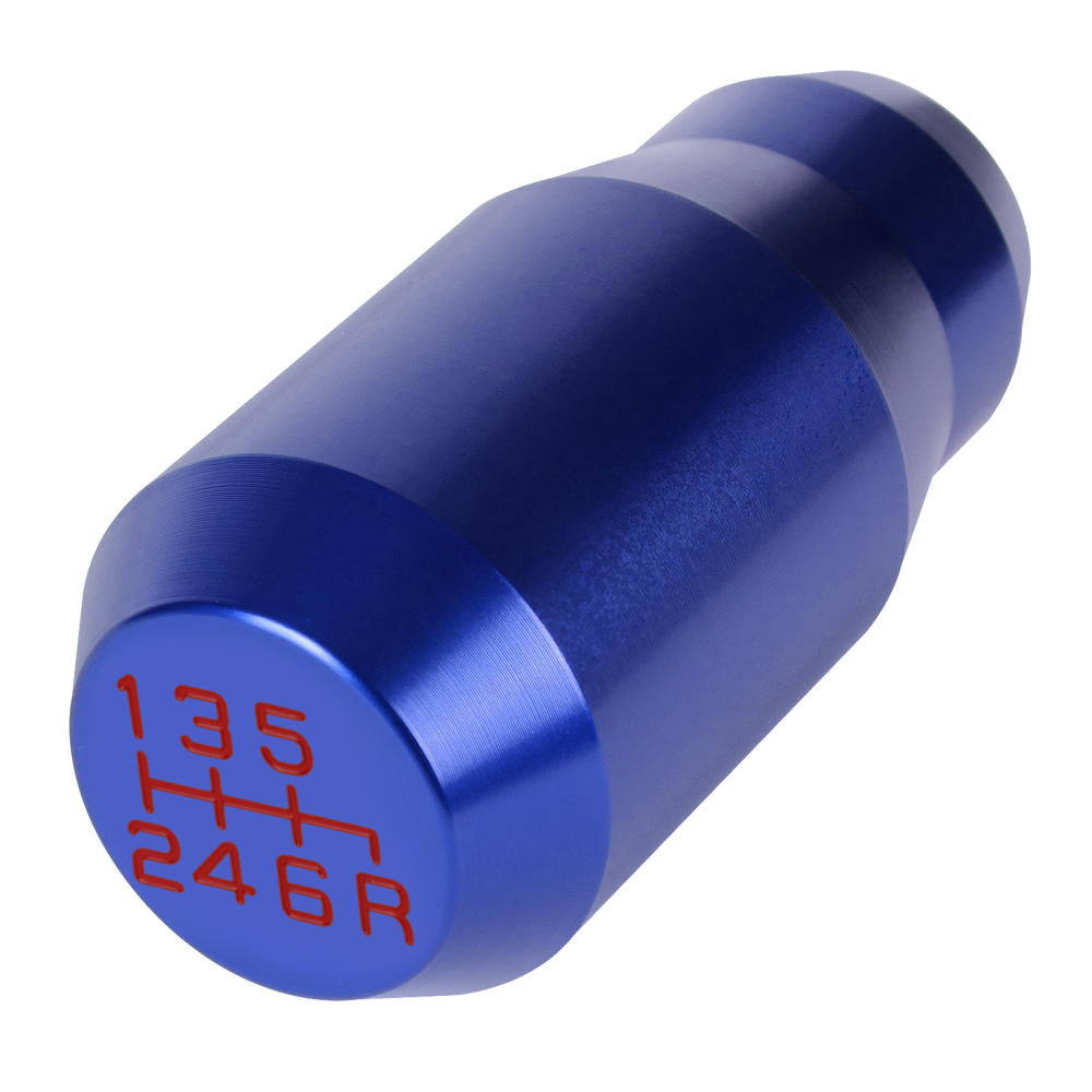 J2-SK-012-BL J2 Blue (Cylindrical Tapered Top/Bottom) For 6-Speed MT Shift Knob (3 Adapter)