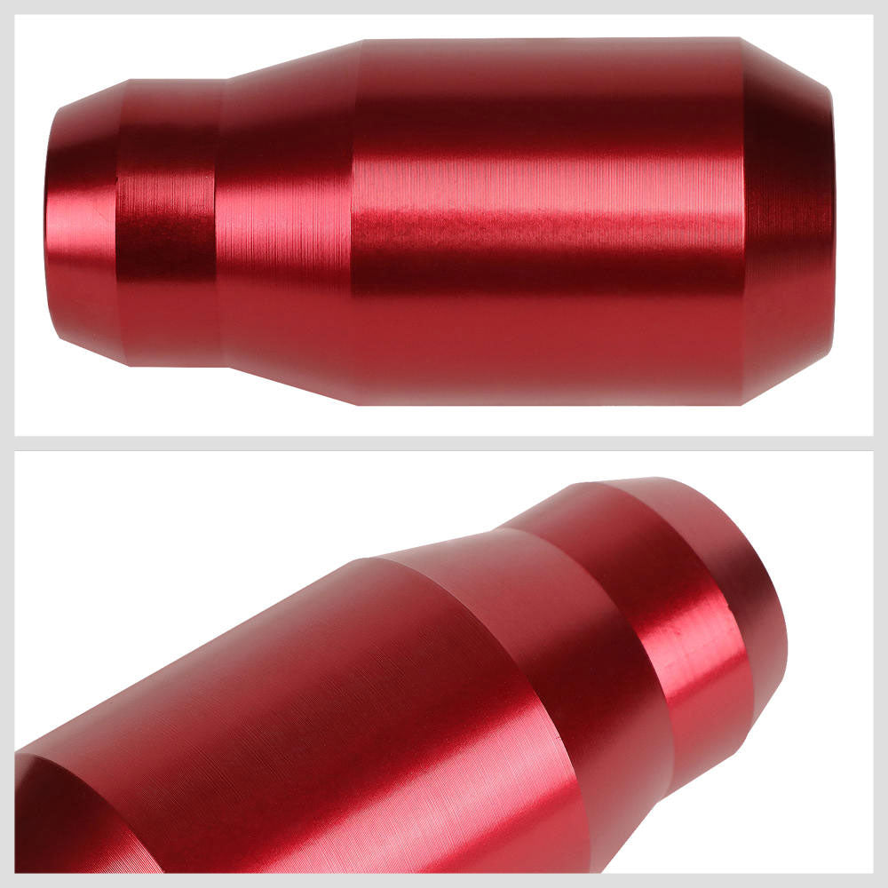 J2-SK-012-RD J2 Red (Cylindrical Tapered Top/Bottom) For 6-Speed MT Shift Knob (3 Adapter)