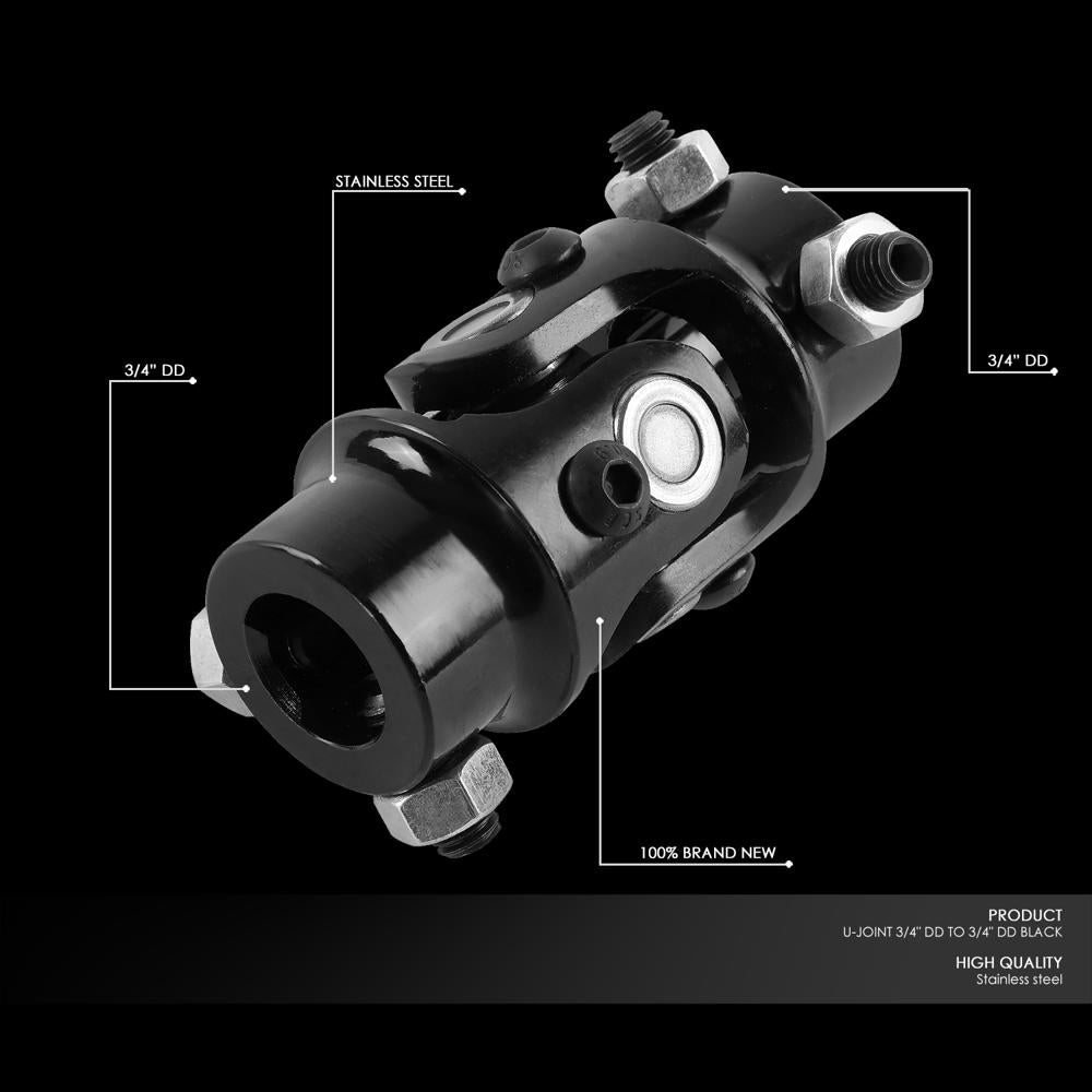 BFC-STUJOINT-047 3/4" DD to 3/4" DD 40CR Steel Steering Shaft Column Single U-Joint