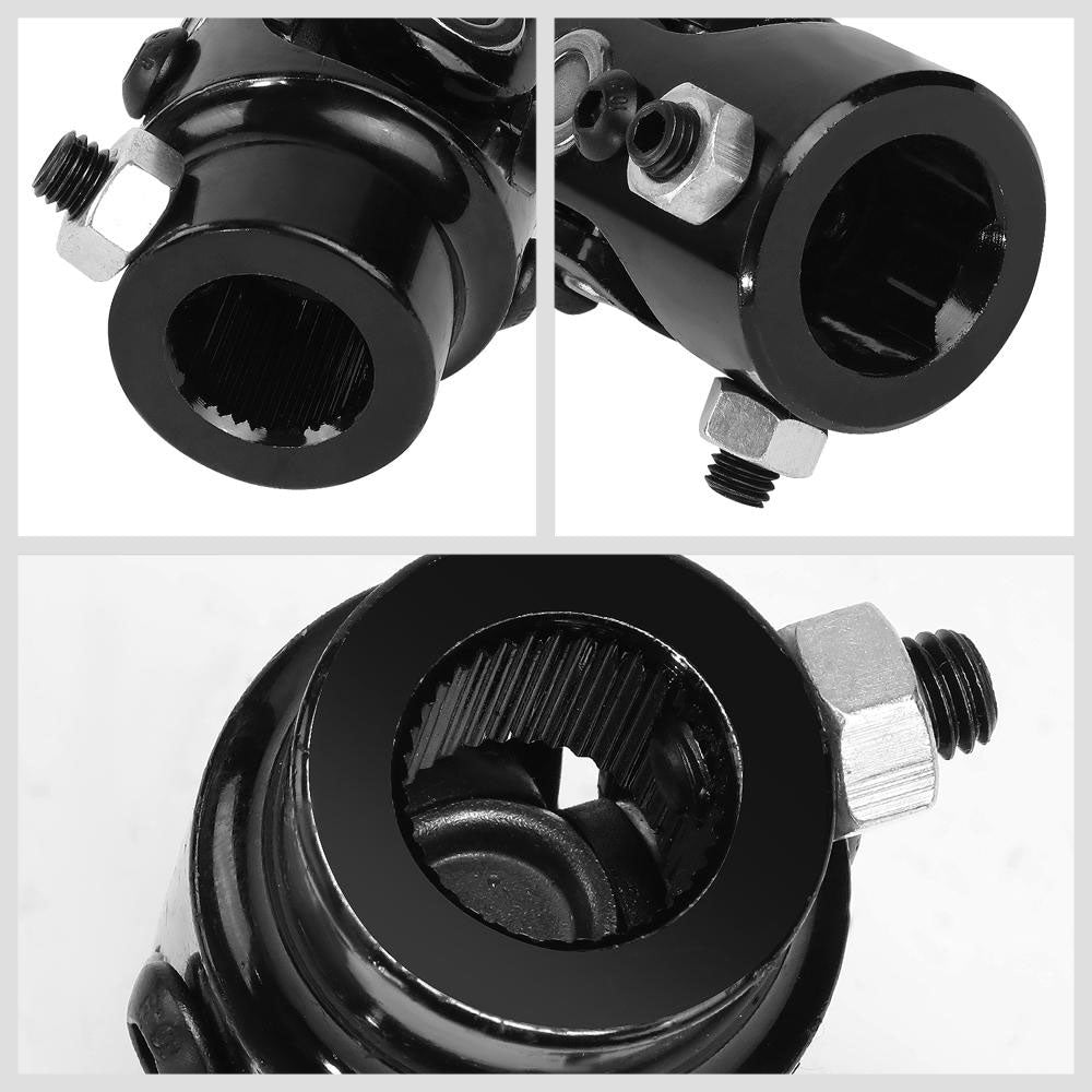 BFC-STUJOINT-054 3/4" 36 Spline to 1" DD 40CR Steel Steering Shaft Column Single U-Joint