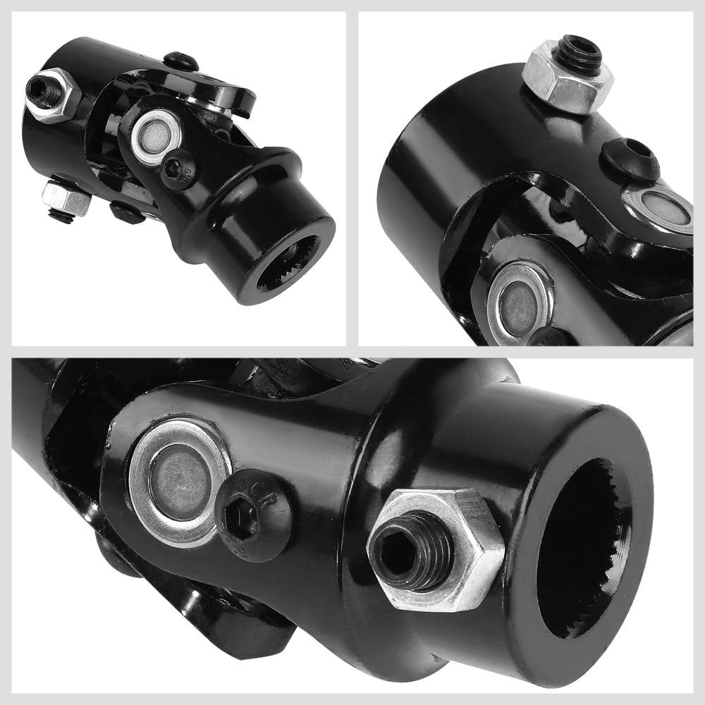 BFC-STUJOINT-054 3/4" 36 Spline to 1" DD 40CR Steel Steering Shaft Column Single U-Joint