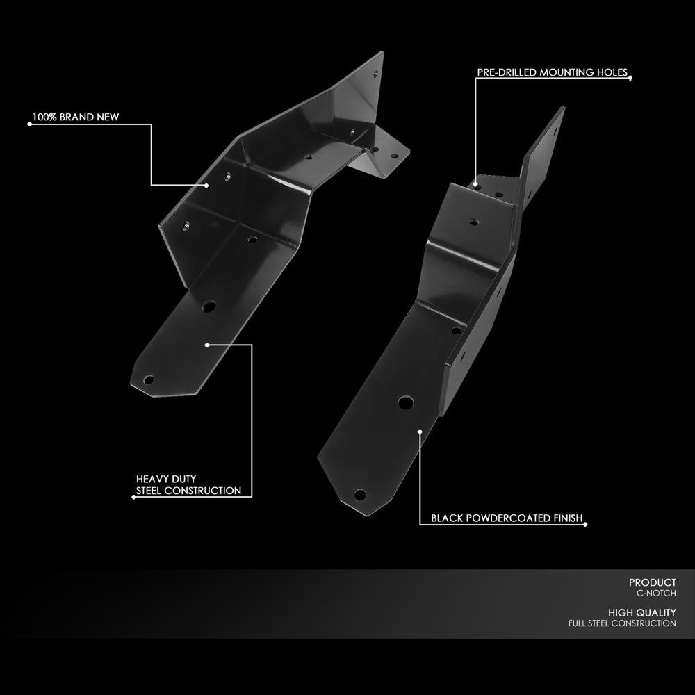 BFC-STUJOINT-101 Rear Axle Lowering C-Notch Bracket Kit For 63-72 Chevy C10/GMC C15 C1500 Pickup