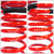 MR-LS-PC19 Megan 4PCs Red Street-Version Lowering Springs Kit For 19+ Porsche Cayenne 9YA/B