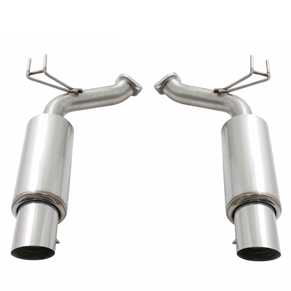 LW-CBS-ATSX04-DS Megan DS Series Stainless Steel Catback Exhaust Kit Dual Tip For 04-08 Acura TSX