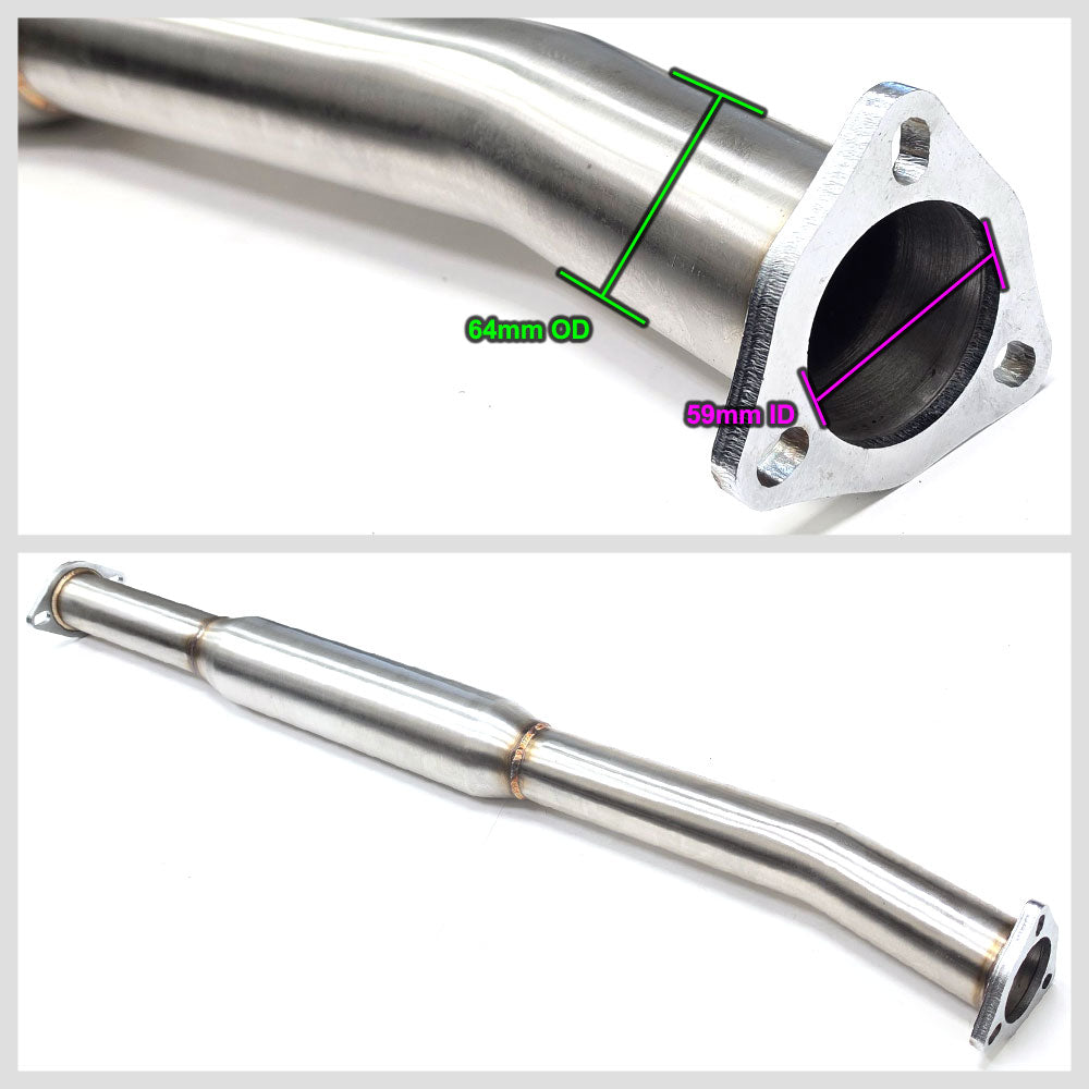 LW-CBS-ATSX04-DS Megan DS Series Stainless Steel Catback Exhaust Kit Dual Tip For 04-08 Acura TSX