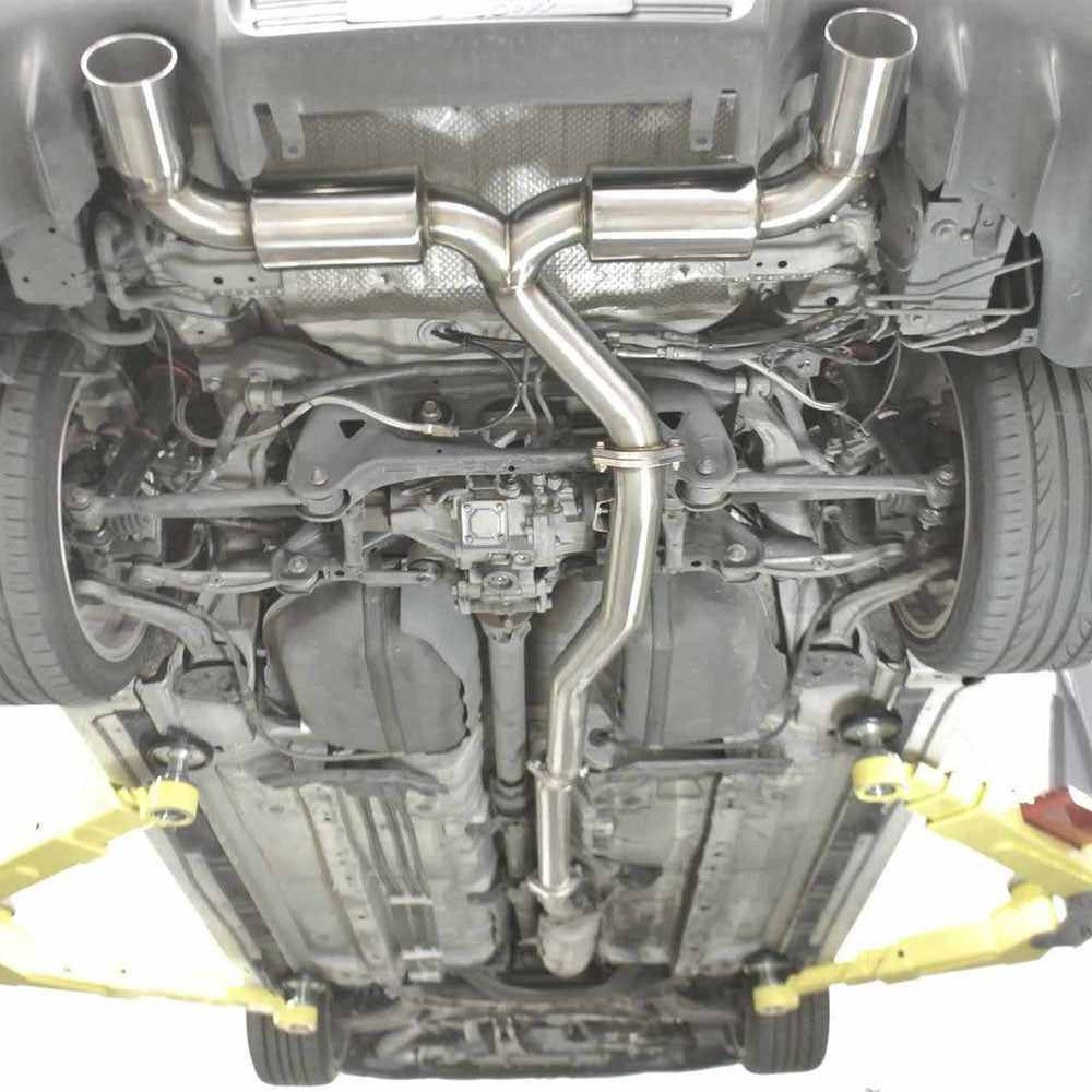 LW-CBS-MLE08X Megan Turbo Catback Exhaust Kit 4" Polish Tip For 08-16 Lancer Evolution 10 CZ4A