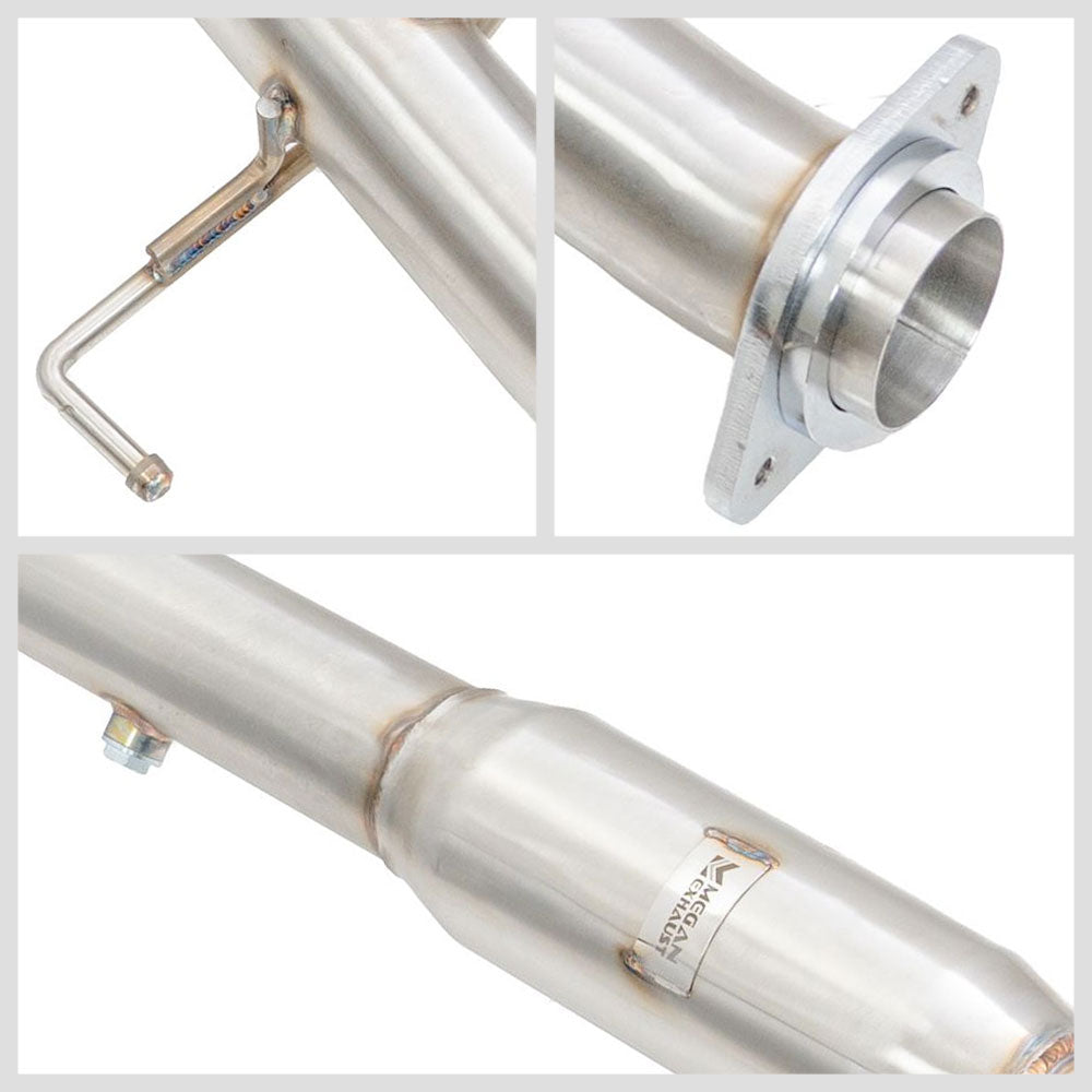 LW-MIDPIPE-TGRC23-V2 Megan Stainless Steel Mid-Pipe 1-Piece Bolt-On Style For 23+ GR Corolla GZEA14