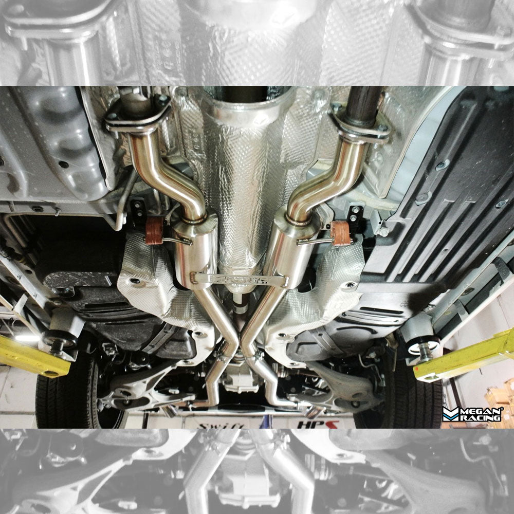Megan CBS-DDU14V6 LWT-CBS-DDU14V6 Drift Spec CBS Dual Exhaust System For 14-24 Dodge Durango V6 V8 AWD RWD WD