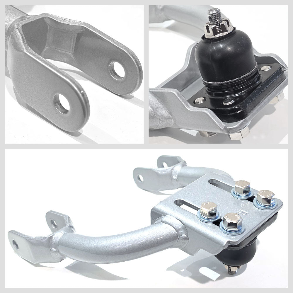 Manzo Silver Adjustable Front Upper Camber Kit For 92-95 Honda Civic