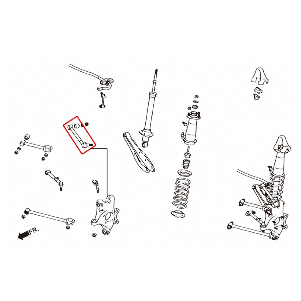 Manzo Silver Rear Upper Camber Arm Kit For Lexus IS-Series XE20 / GS-Series S190