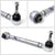 Manzo Silver Adjustable Rear Upper Camber Arm Kit For Lexus 06-13 IS-Series XE20 / 06-11 GS-Series S190