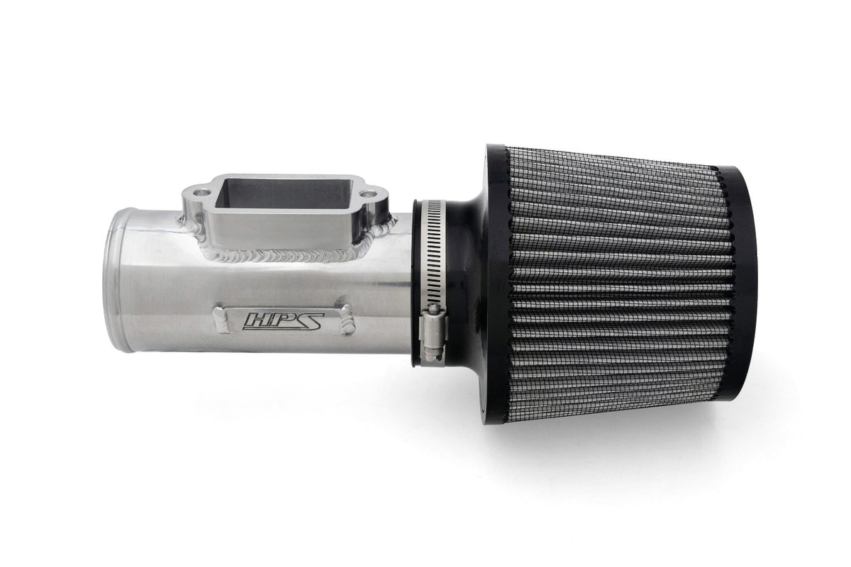 MAFT-1606 HPS 3" MAF Sensor Housing+OpenTop Cone Filter 6.5" L For 2JZ 1MZ 1UZ Engine Swap