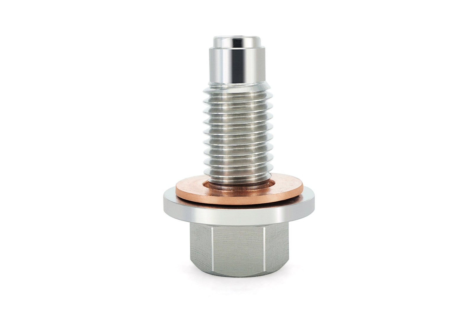 HPS Stainless Steel Magnetic Oil Drain Plug Bolt w/Washer MDP-M12x175