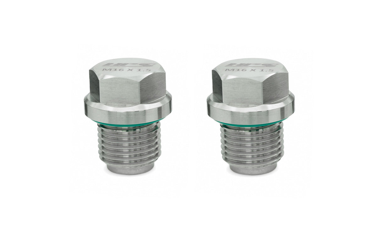 MDPK-101 HPS 2PCs Differential Stainless Oil Drain Plug For Polaris General Ranger RZR