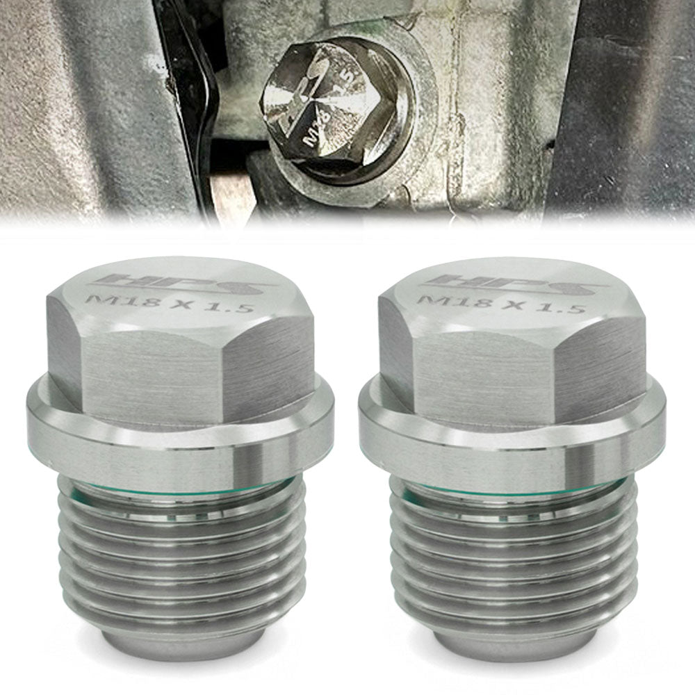 MDPK-102 HPS 2PCs Transmission Stainless Oil Drain Plug For Polaris General Ranger RZR