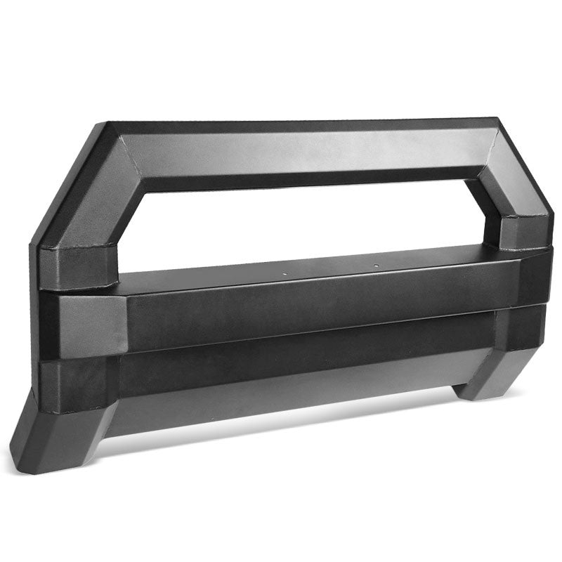 Black Square Front Bull Bar Grill Guard+License Bracket For 16-18 Toyota Tacoma