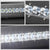 Square Textured Bull Bar Grill Guard+License Bracket+LED Bar For 16-18 Tacoma