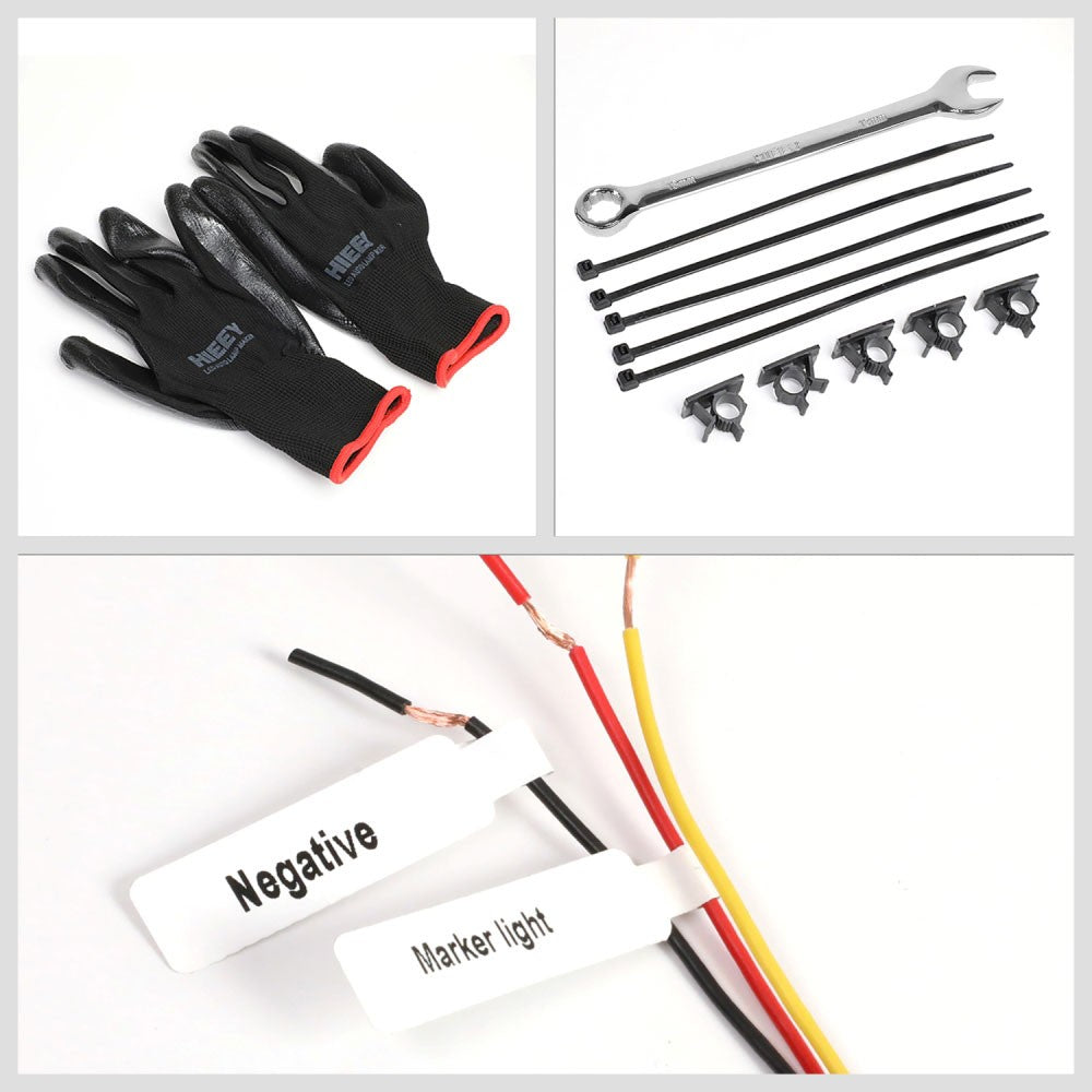 Black [Sequential L-Pattern LED Turn Signal] Manual Side View Mirror Assembly For 04-18 Volvo VN Series