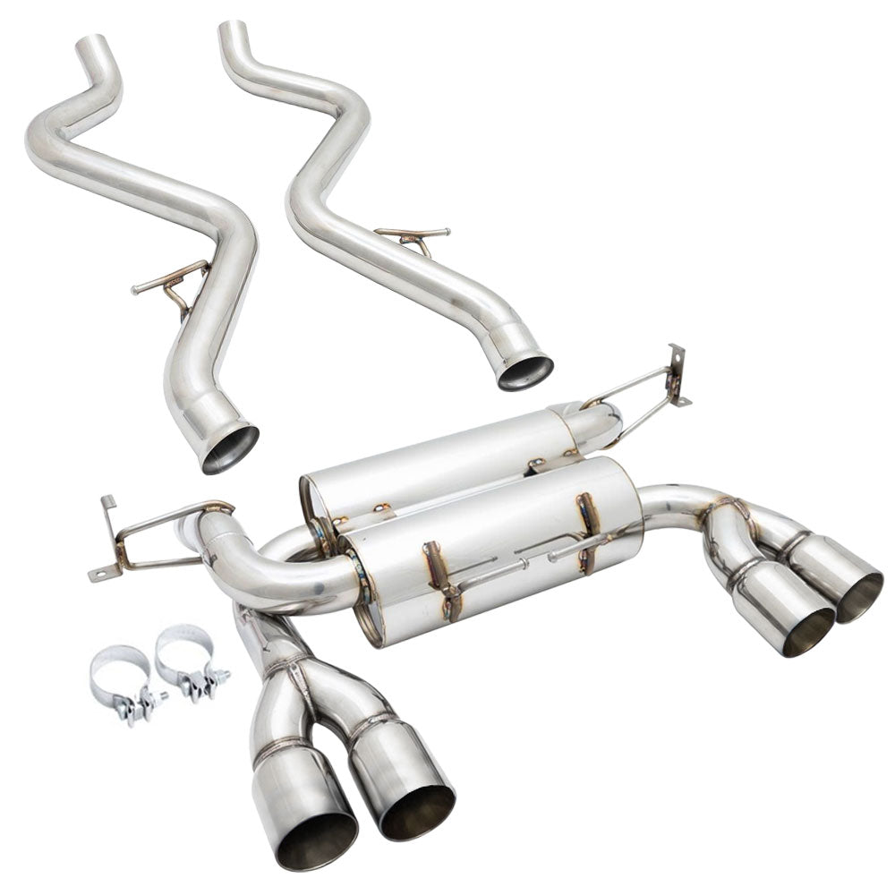 Megan Racing Supremo Axleback Exhaust Kit Rolled Tip For 08-13 BMW M3 E92 2DR MR-ABE-BE92M3