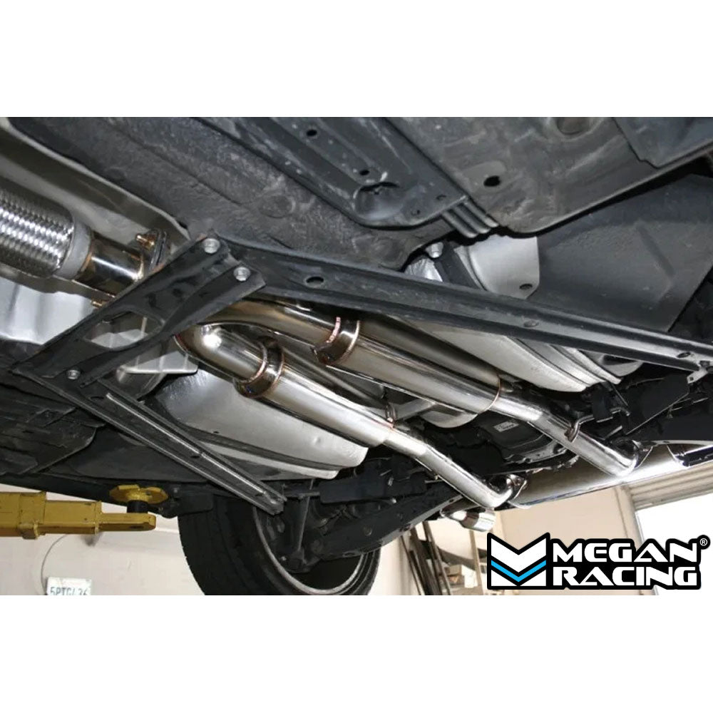 Megan RS Stainless ABE Exhaust System Blue Tip For 02-10 Lexus SC430 4.3L V8 Z40