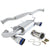 Megan RS Series CBS Exhaust System [Dual Exit Rolled Tips] For 03-07 G35 Coupe