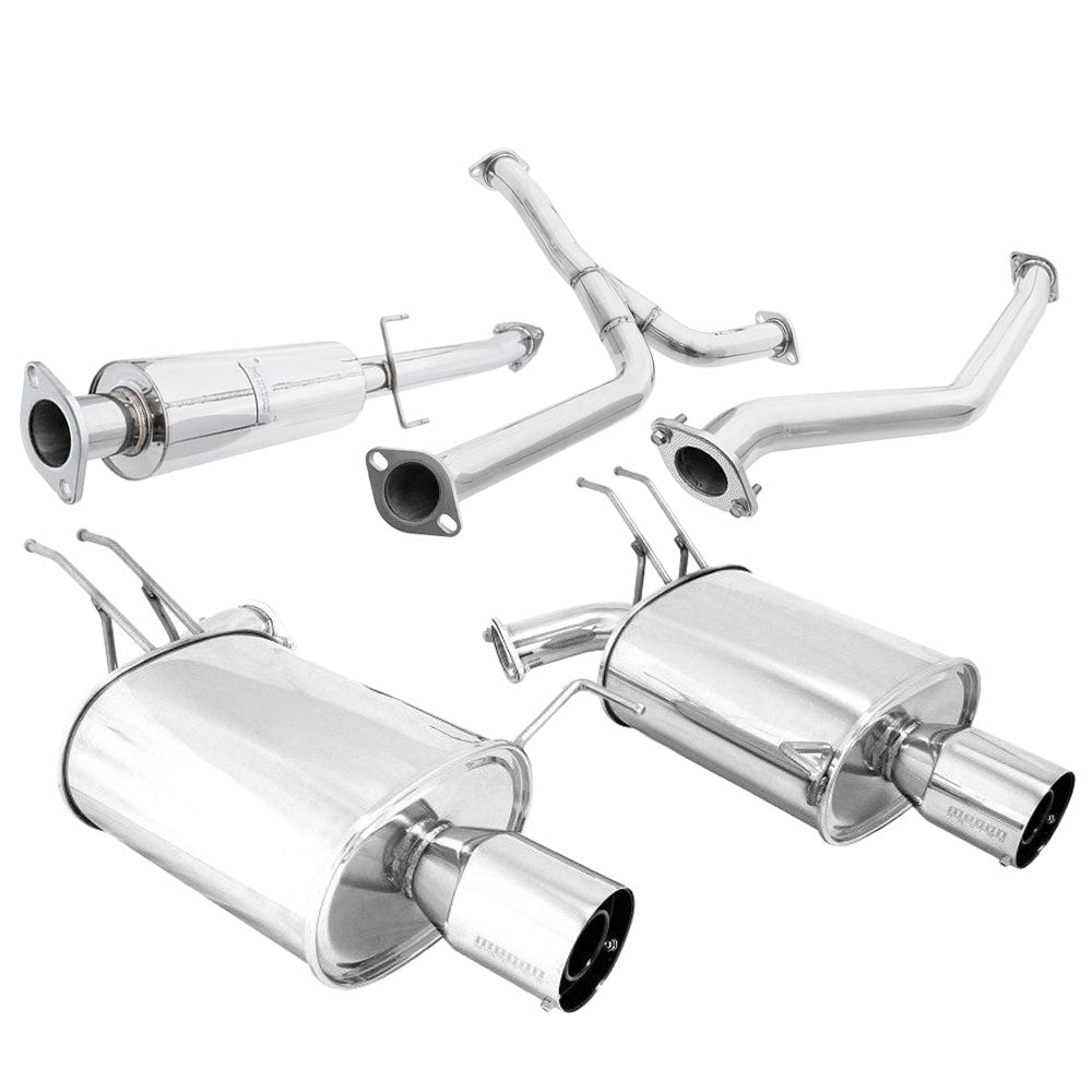 Megan Racing OE-RS Catback Exhaust Stainless Tip For 08-12 Honda Accord V6 Coupe MR-CBS-HA082DV6-R, MR-CBS-HA082DV6-M