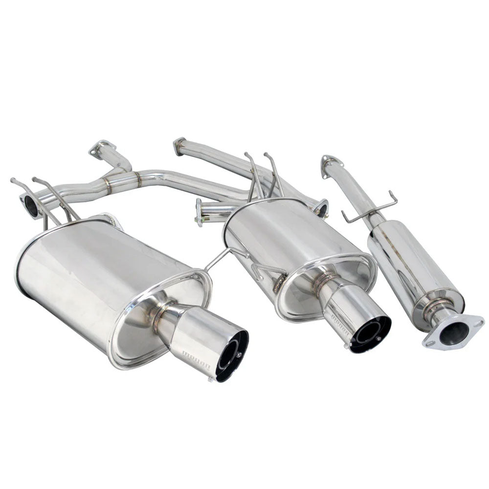 Megan Racing OE-RS Catback Exhaust Stainless Tip For 08-12 Honda Accord V6 Coupe MR-CBS-HA082DV6-R, MR-CBS-HA082DV6-M