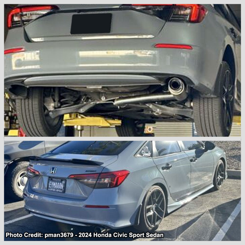 Megan Racing DS-Series Catback Civic Sedan Sport/Si FE MR-CBS-HC22-DS 71541-T20-A50 installation sample