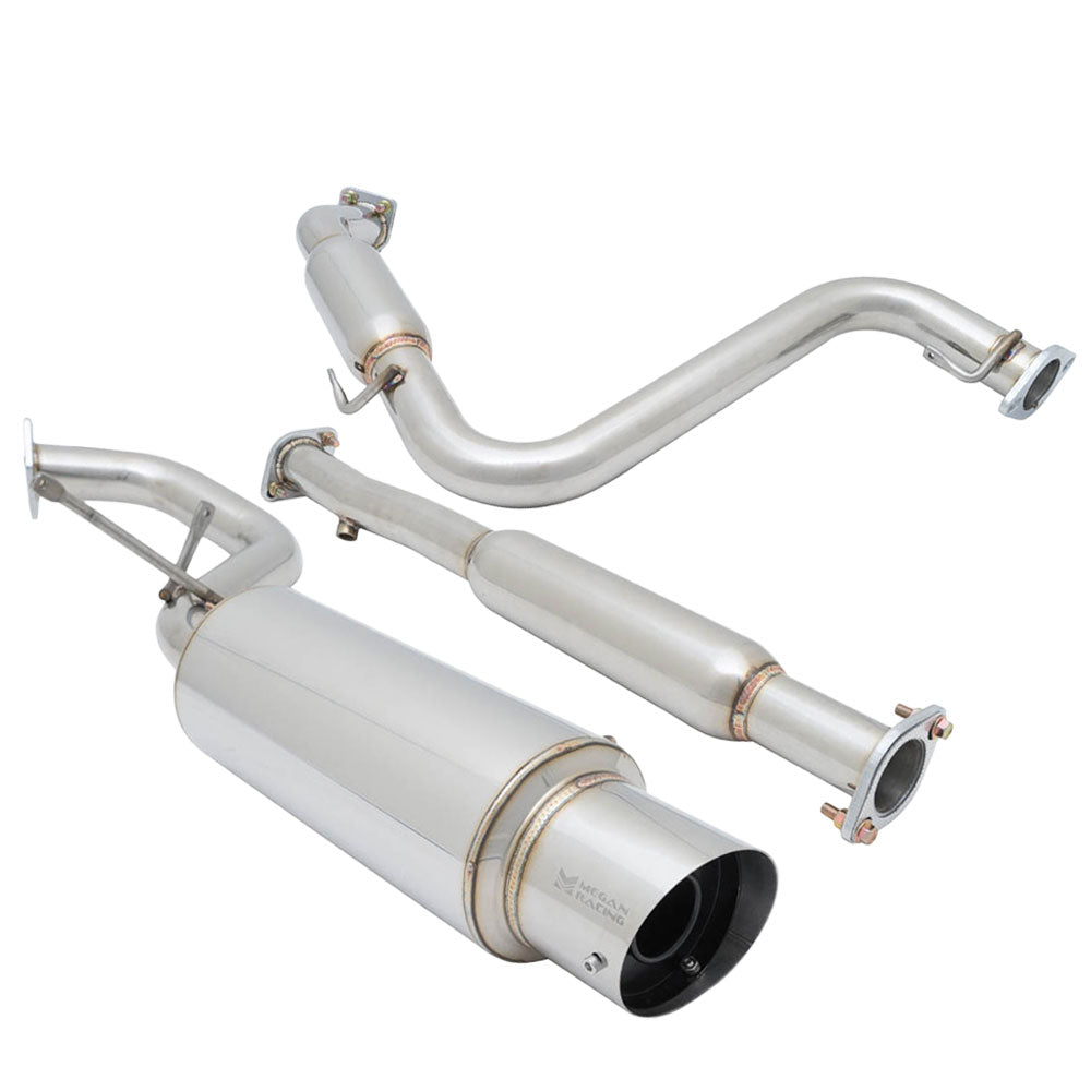 MR-CBS-ME95NT Megan NA Type Catback Exhaust Kit 4.5" Polished Tip For 95-99 Eclipse GS RS 2.0L