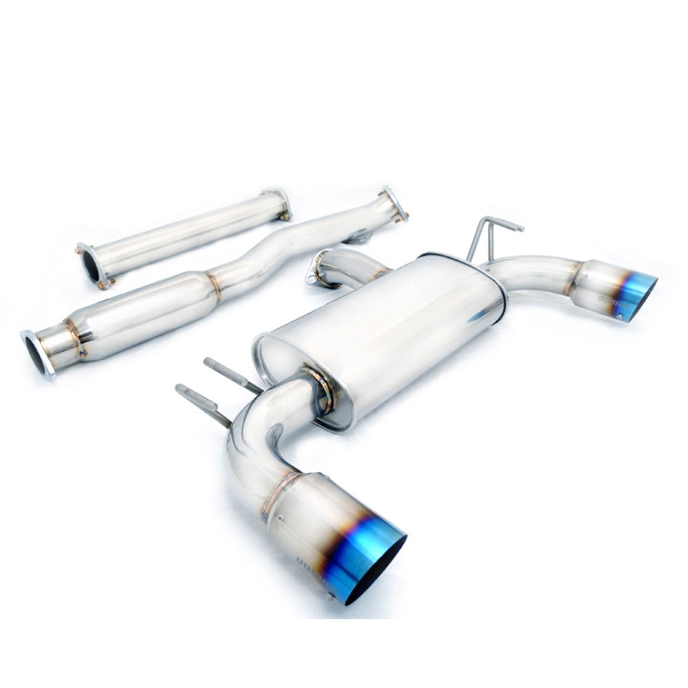 MR-CBS-MLE08T-OE Megan OE-RS Catback Exhaust Kit 4" Burnt Tip For 08-16 Lancer Evolution 10 CZ4A