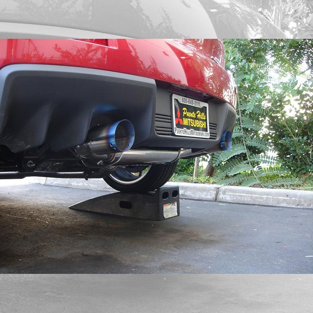 MR-CBS-MLE08T-OE Megan OE-RS Catback Exhaust Kit 4" Burnt Tip For 08-16 Lancer Evolution 10 CZ4A