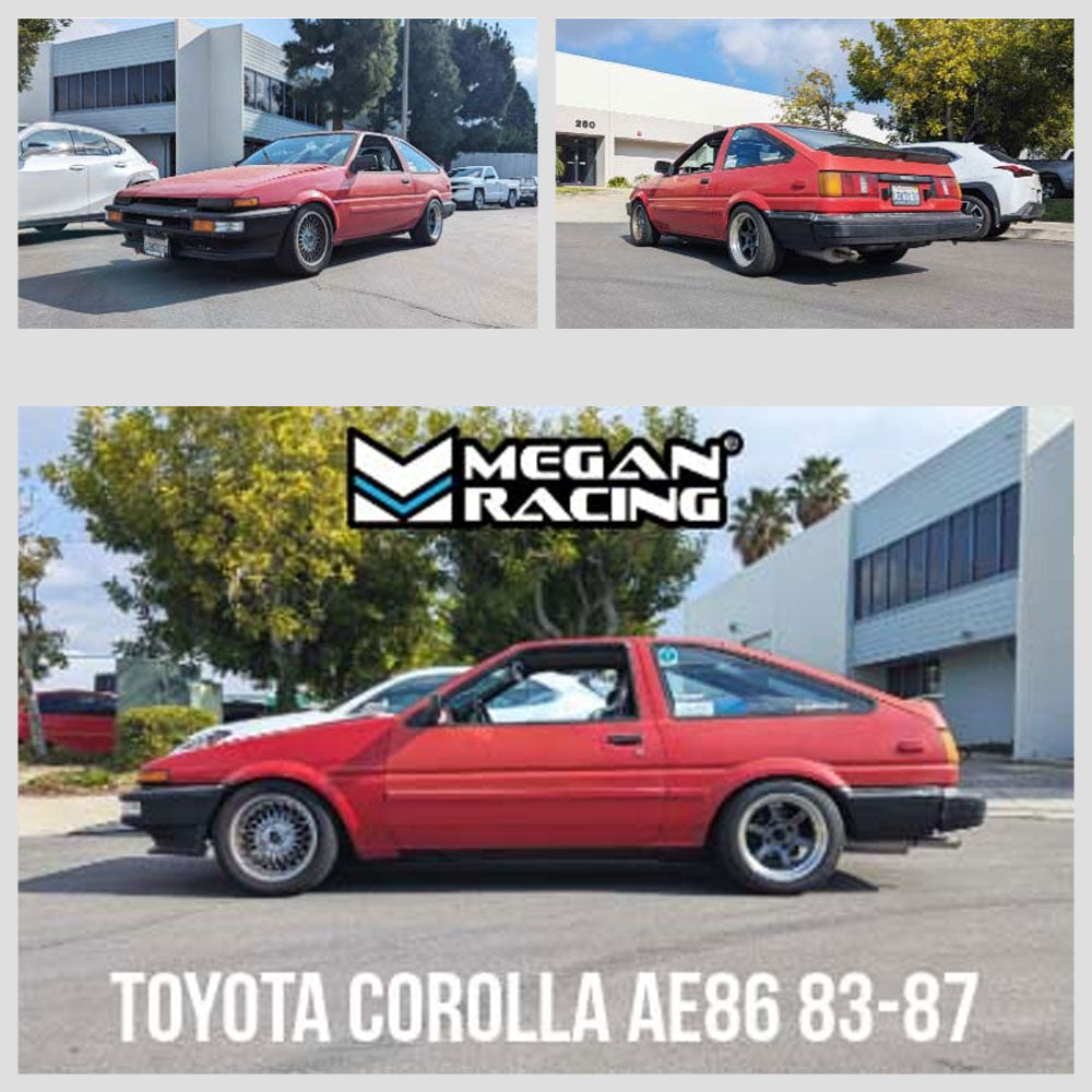 MR-CDK-AE86-TS-V2 Megan Track Series "True Rear" Coilover Springs Kit For 83-87 Corolla RWD AE86