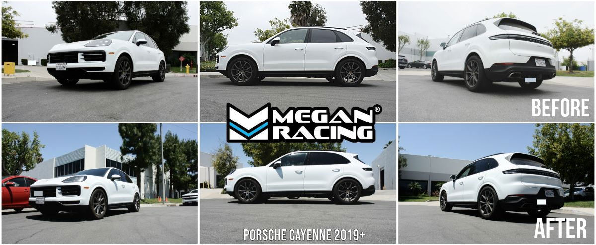 MR-CDK-PC19-EU Megan Green Euro Coilover Springs Damper Kit For 19-23 Cayenne "Exclude PASM"
