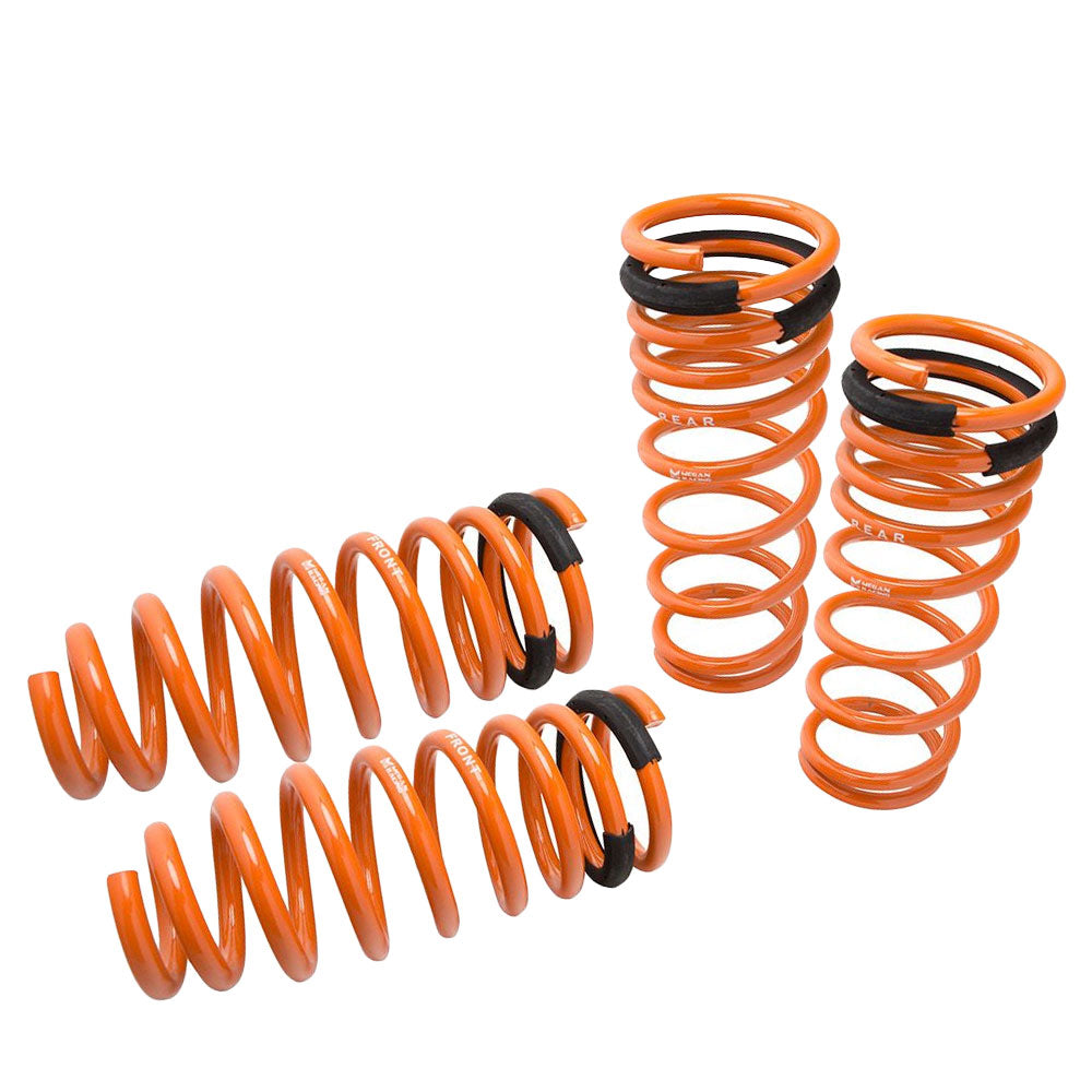 Orange 1.8" Drop Megan Race Lowering Spring Coil work with 08-12 Honda Accord Coupe Sedan MR-LS-HA08V6